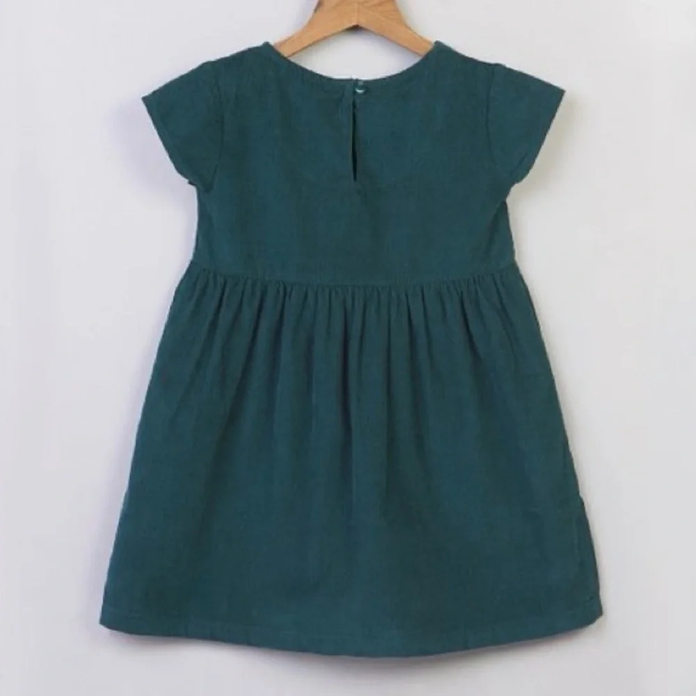 Beebay Green Woodland Creatures Corduroy A-Line
Dress - Picture 3 of 3